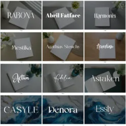 Modern Wedding Fonts | Universal Graphics 2 Modern Wedding Fonts