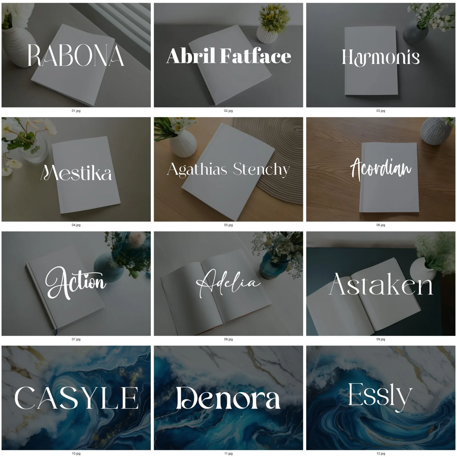 Modern Wedding Fonts Modern Wedding Fonts