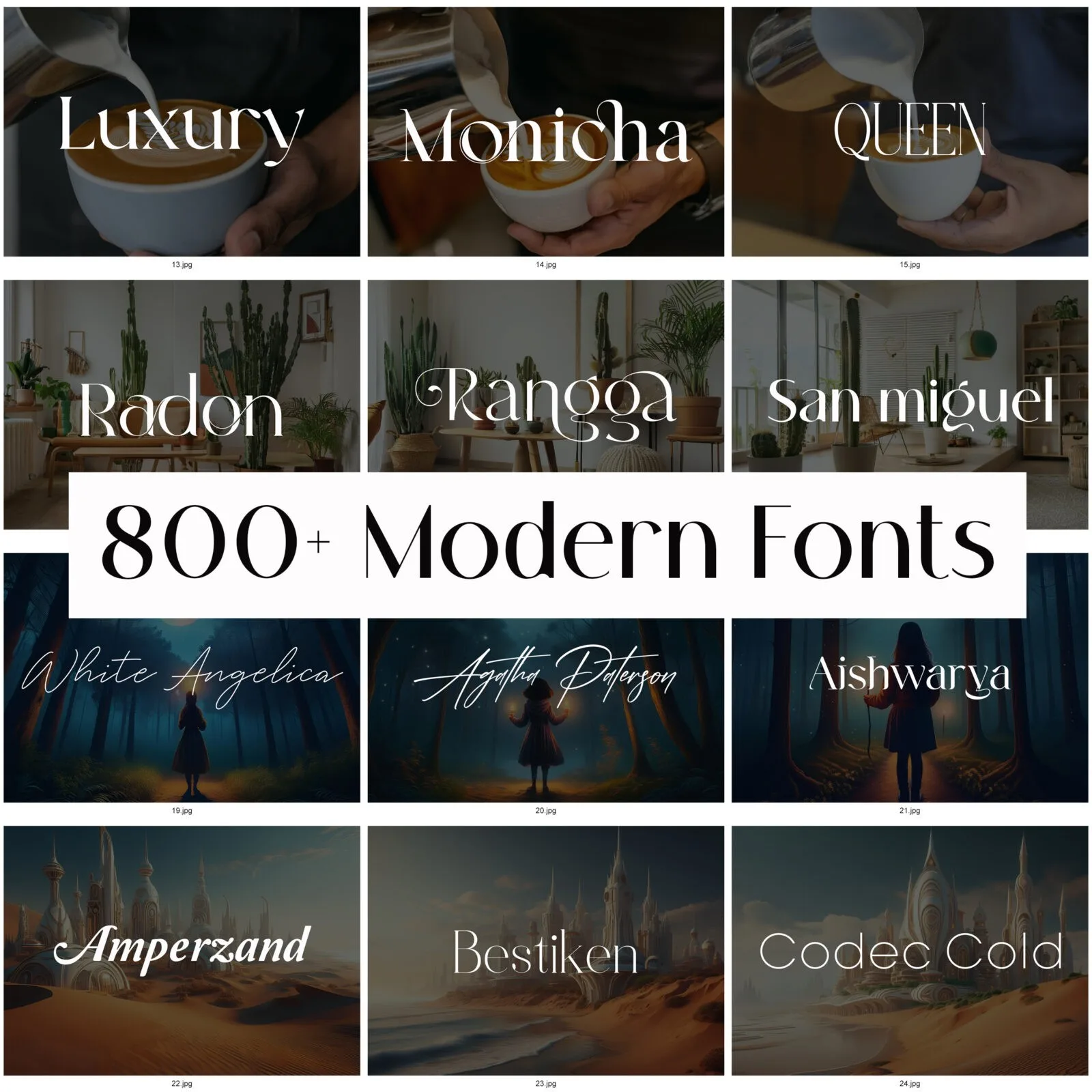 Modern Wedding Fonts Modern Wedding Fonts