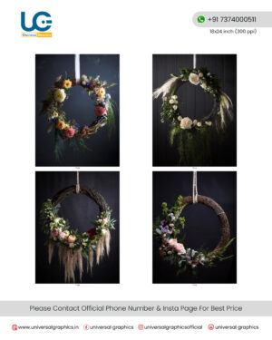 Hanging Flower Backgrounds for maternity photoshoots