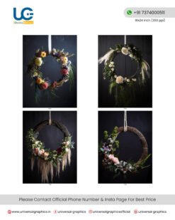 Hanging Flower Backgrounds for maternity photoshoots