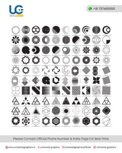 line art and designer elements png