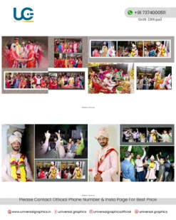 12x36 Wedding Album PSD Design