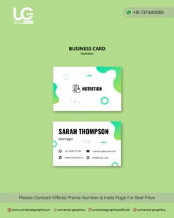 visiting card design