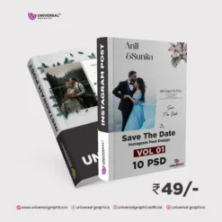 Save The Date psd templates universal graphics