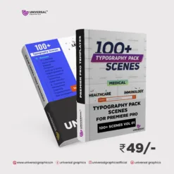 100+ Typography Scenes for Premier Pro-Universal Graphics