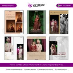 Wedding Instagram PSD Templates Universal graphics