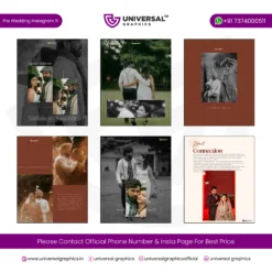 Pre Wedding Instagram Post Design PSD Templates | Vol 11 | Universal Graphics 3 Pre Wedding Instagram Post Design Vol 11 DM