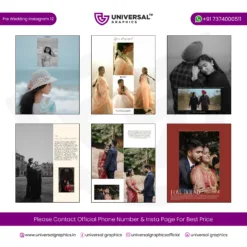 Pre Wedding Instagram Post Design PSD Templates | Vol 12 | Universal Graphics 3 Pre Wedding Instagram Post Design PSD Templates Bundle – 20 Editable PSD Files